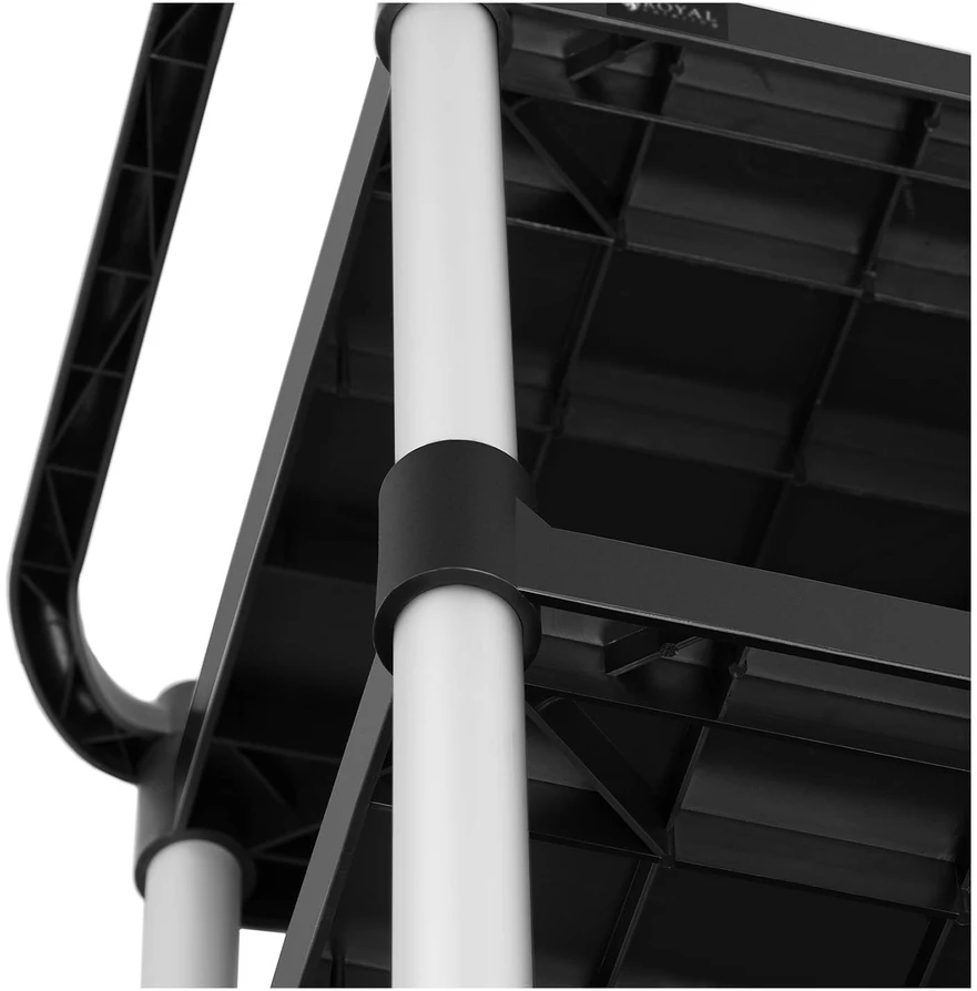 Plastikinis padavėjo vežimėlis su 3 lentynomis 63 x 40 cm iki 90 kg