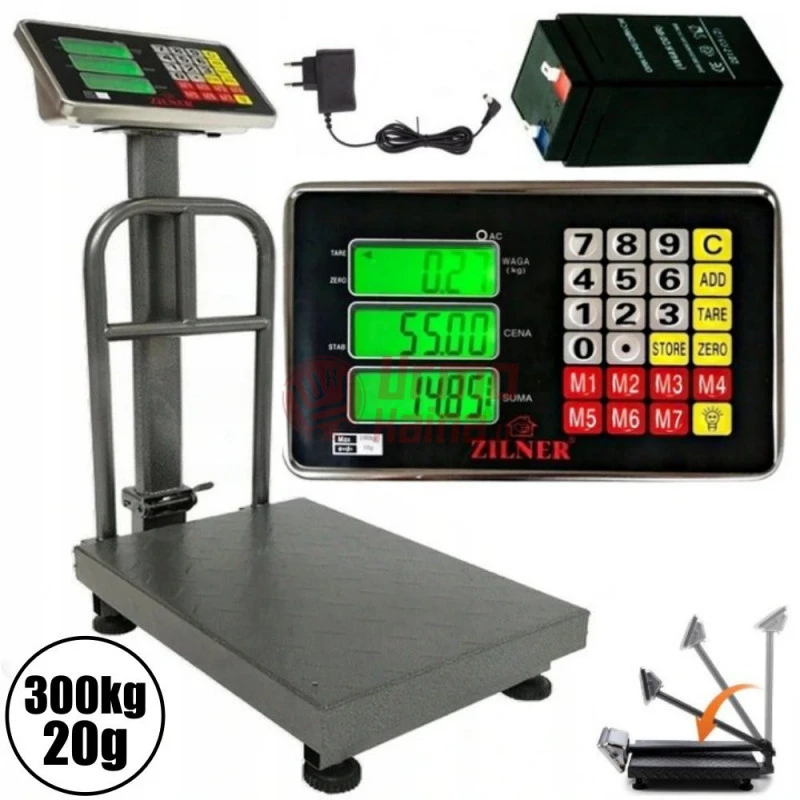 Platforminės svarstyklės 3002BMFM (300 kg 50x40)