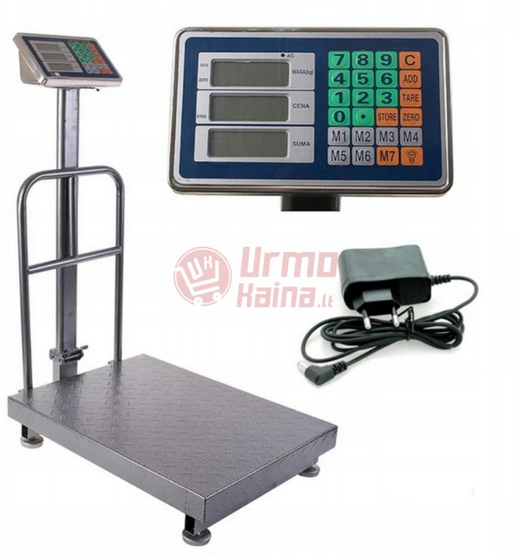 Platforminės svarstyklės HS 3002BMFM (300 kg 50x40)