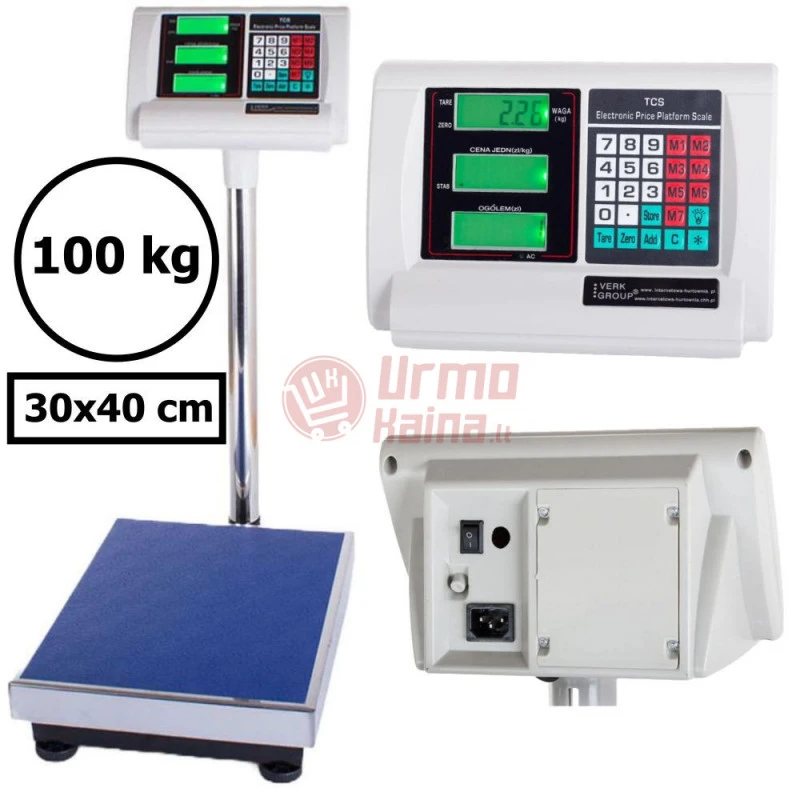 Platforminės svarstyklės PF100 (100 kg 30x40)