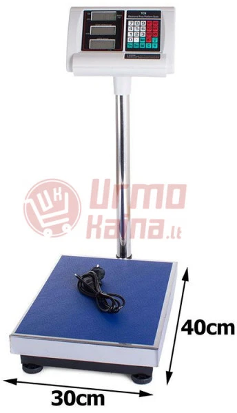 Platforminės svarstyklės PF100 (100 kg 30x40)