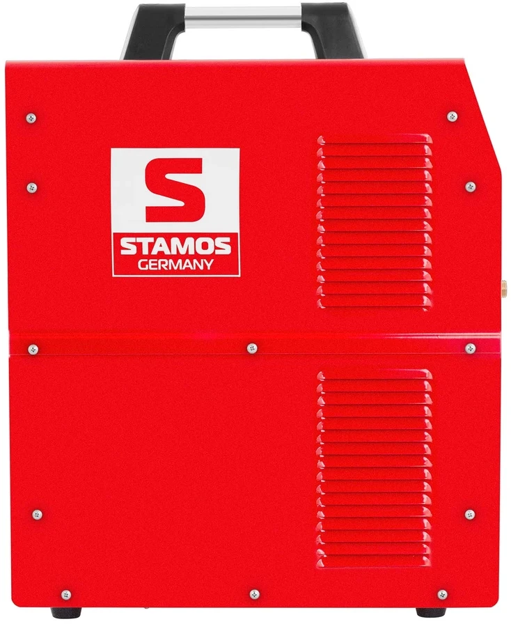 Plazminis pjoviklis su integruotu oro kompresoriumi 230V 40A, raudonas