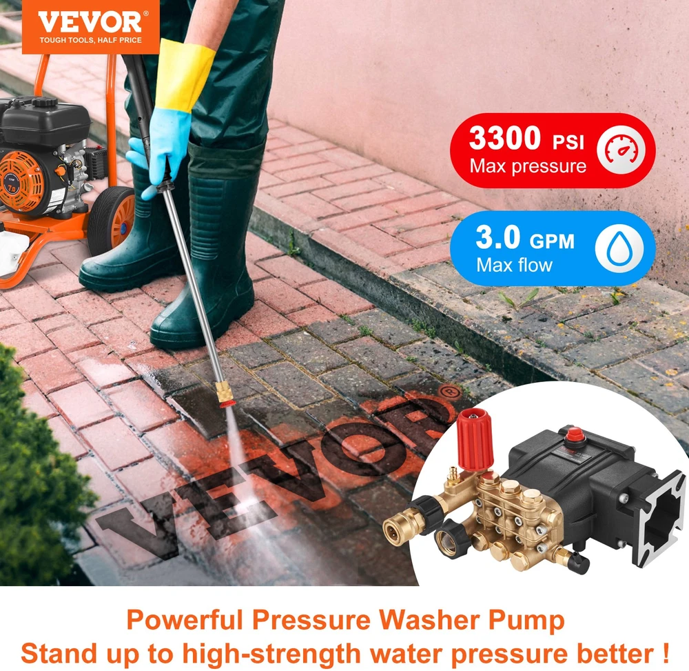 Plovimo aparato siurblys. trišakis stūmoklinis. 3300 PSI. 3.0 GPM. tinka Simpson MorFlex modeliams