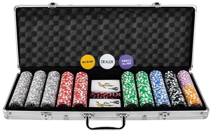 Pokerio rinkinys lagaminelyje Texas Strong Poker 500 žetonų