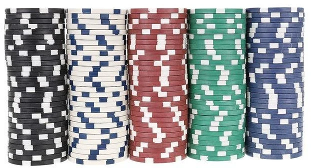 Pokerio žetonų rinkinys lagaminėlyje Texas 300 žetonų