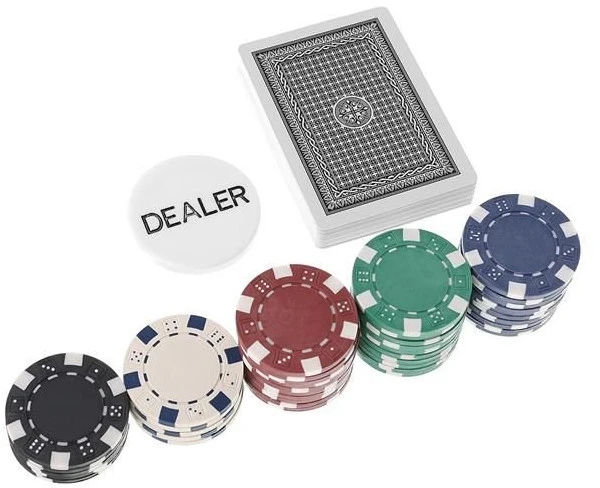 Pokerio žetonų rinkinys lagaminėlyje Texas 300 žetonų