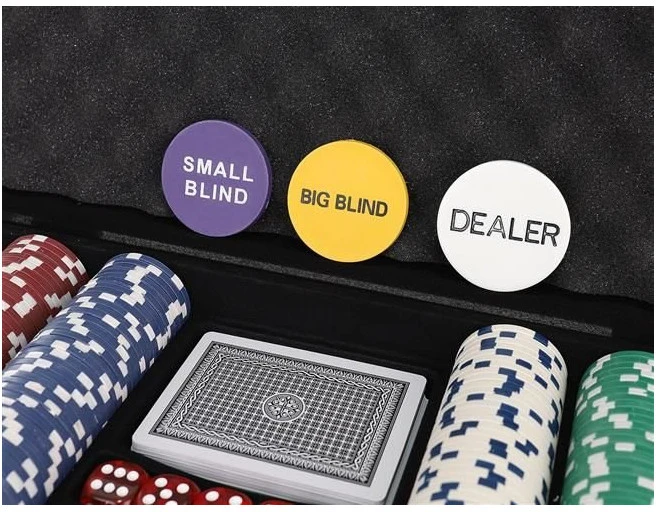 Pokerio žetonų rinkinys lagaminėlyje Texas 300 žetonų
