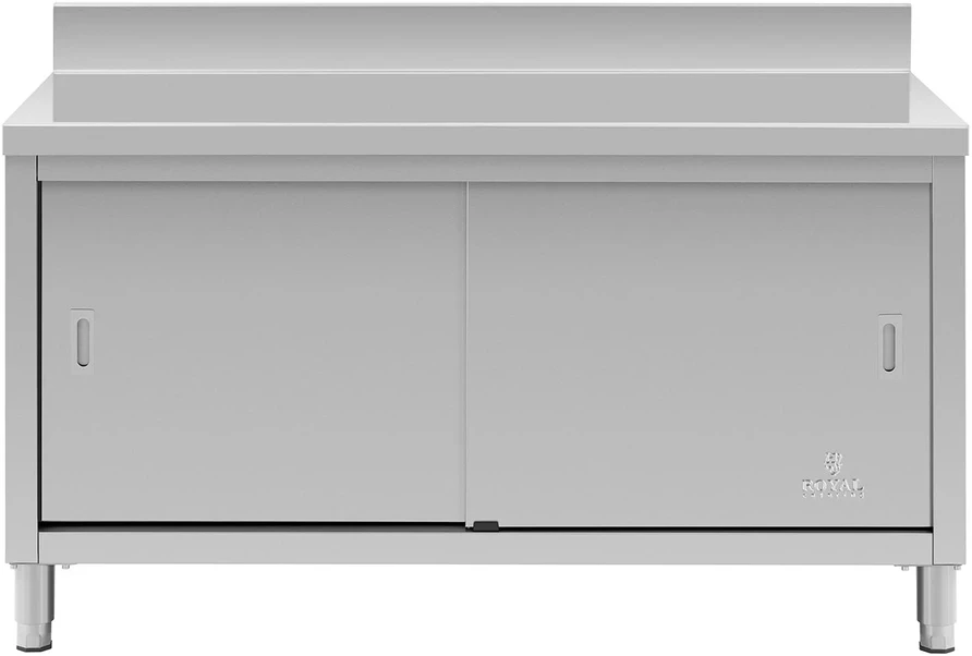 Prie sienos tvirtinamas darbo stalas su spinta ir ranteliu, 150 x 70 cm