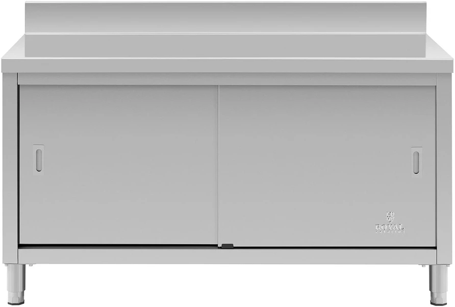 Prie sienos tvirtinamas darbo stalas su spinta ir ranteliu 150 x 70 cm