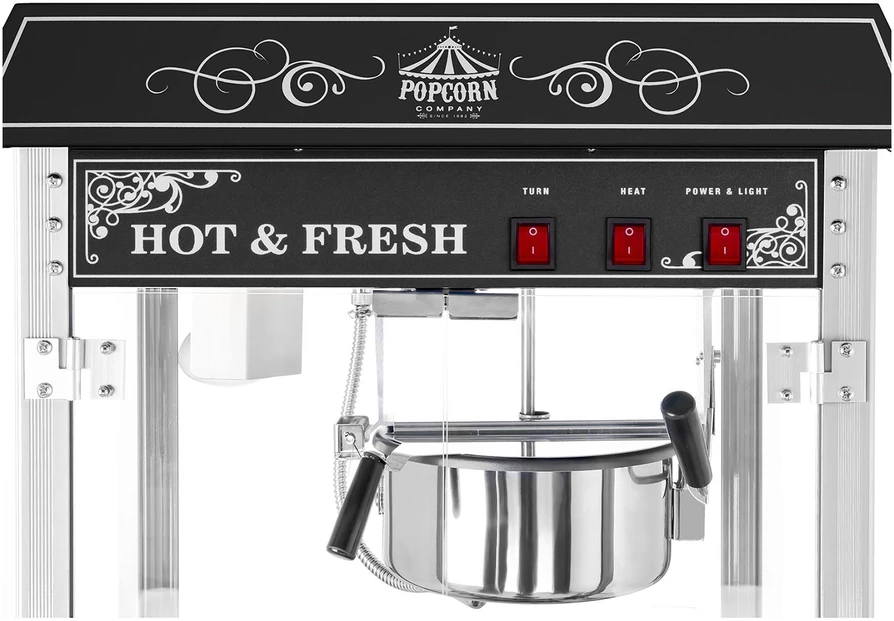 Profesionali popcorno mašina 230V 1.6kW juoda skadri