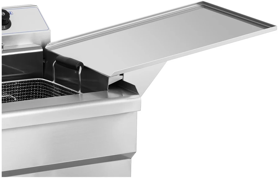 Gruzdintuvė Profesionalus gruzdintuvas su nuvarvėjimo lentyna 9000 W 30 l 400 V