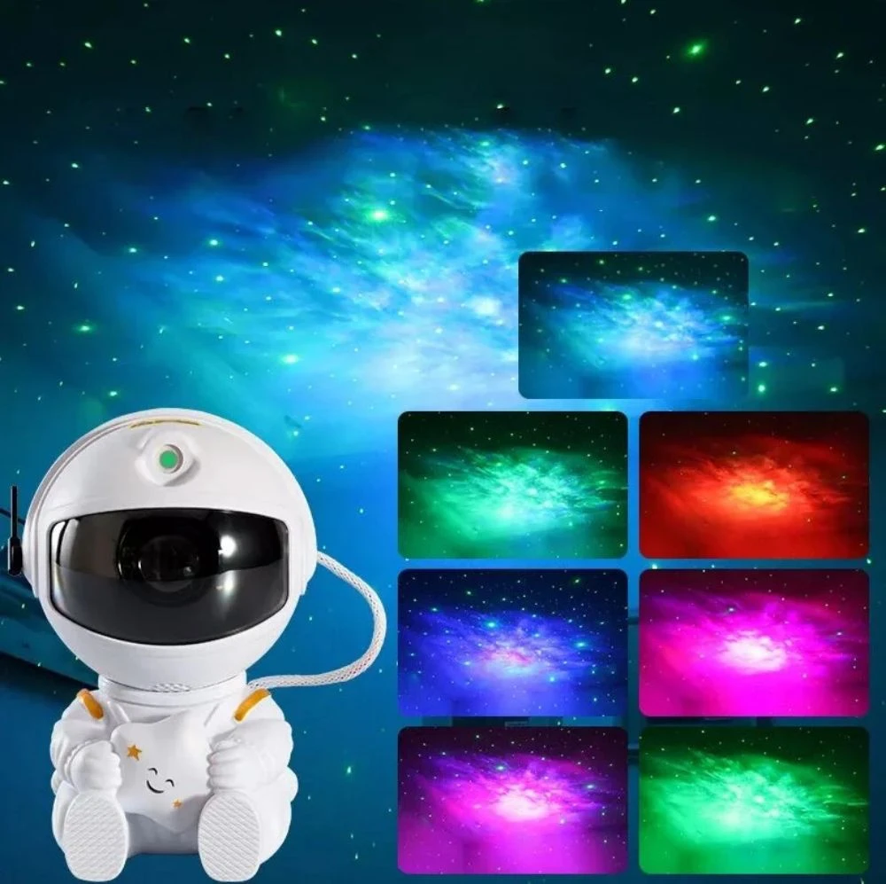 Projektorius šviestuvas Astronautas BERIMAX 3VP-1RK 5 W 8 projekcijos ir valdymo pultelis