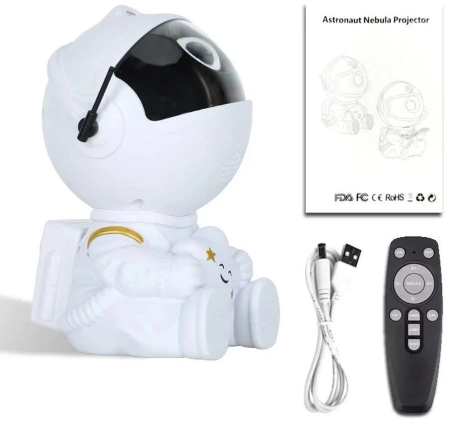 Projektorius šviestuvas Astronautas BERIMAX 3VP-1RK 5 W 8 projekcijos ir valdymo pultelis