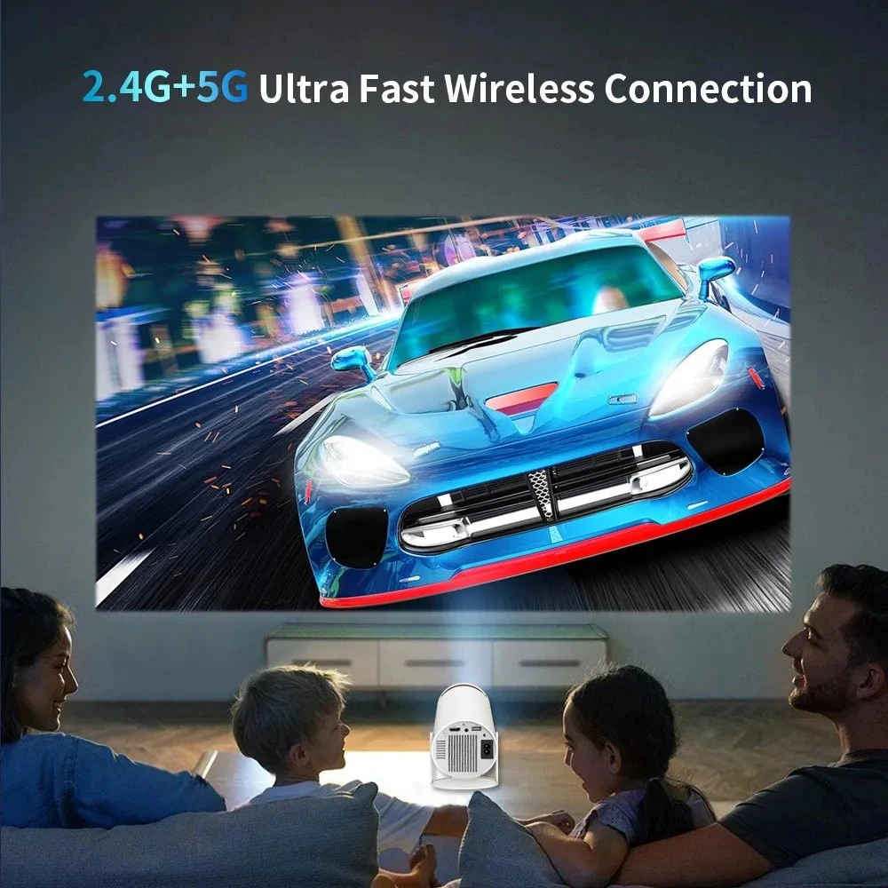 Projektorius - žaidimų konsolė GameProjector GP2 BERIMAX Wi-Fi Android 2 žaidimų pulteliai