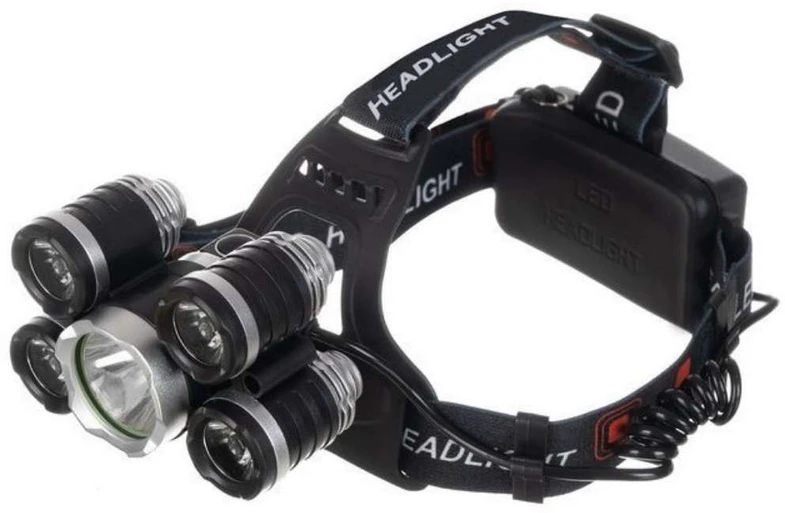 Prožektorius ant galvos BERIMAX C6V-9HLR 5 x LED