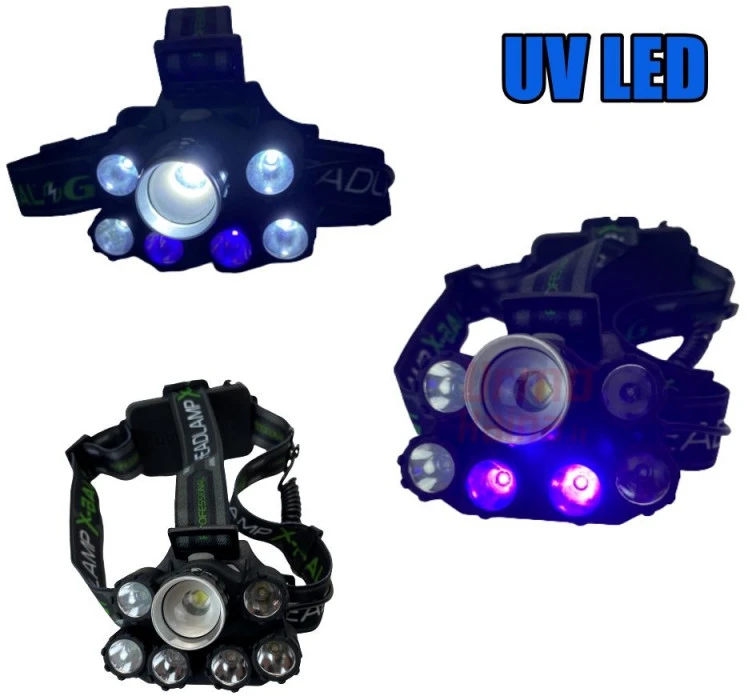 Prožektorius ant galvos su UV X13