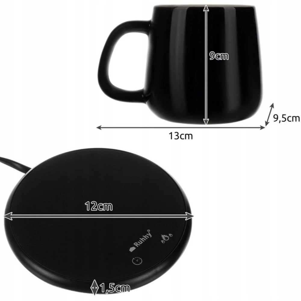 Puodelis su elektriniu šildytuvu BERIMAX MQP-4S6 400 ml