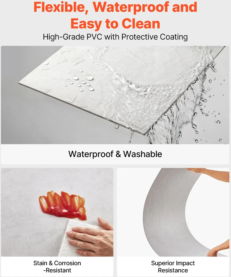 PVC pakabinamų lubų plokštės 605 x 1210 mm, 10 vnt., baltos, marmuro imitacija, atsparios vandeniui