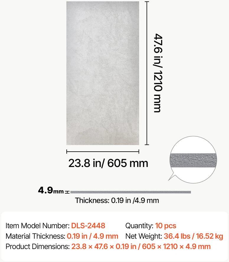 PVC pakabinamų lubų plokštės 605 x 1210 mm, 10 vnt., baltos, marmuro imitacija, atsparios vandeniui