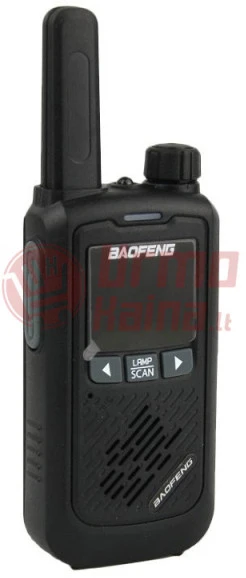 Racijų su ausinėmis komplektas Baofeng BF-T17 2 vnt.