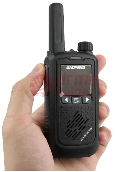 Racijų su ausinėmis komplektas Baofeng BF-T17 2 vnt.