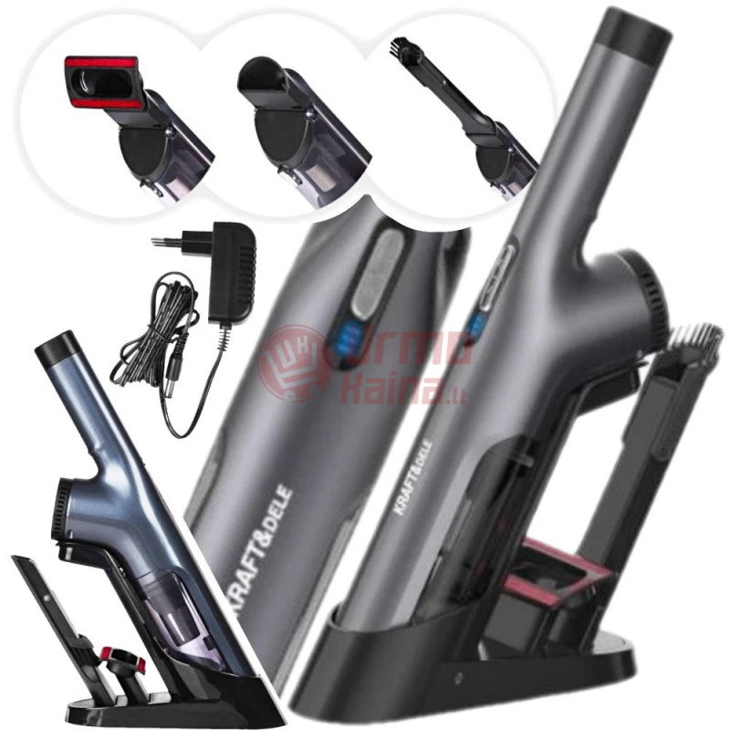 Rankinis dulkių siurblys KRAFT&DELE 2500mAh 400W KD5159