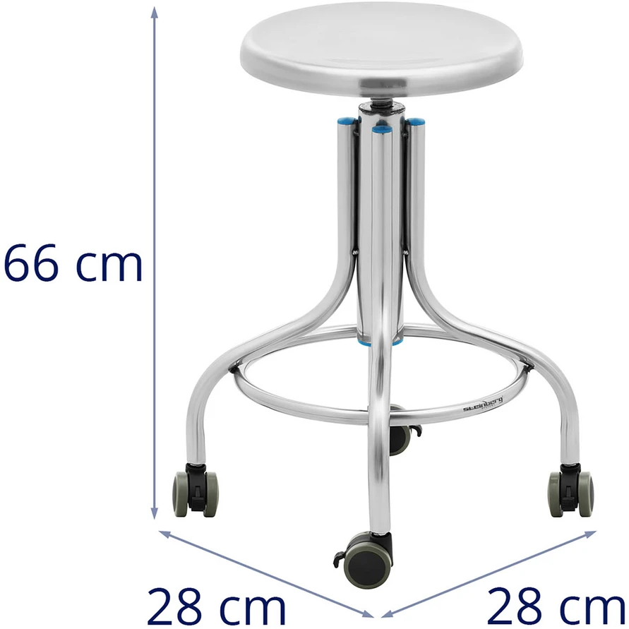 Reguliuojama laboratorinė kėdė. 45-60 cm