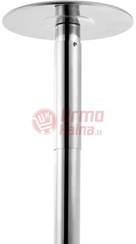 Reguliuojamas Pole dance stulpas VEVOR 282 cm sidabrinis