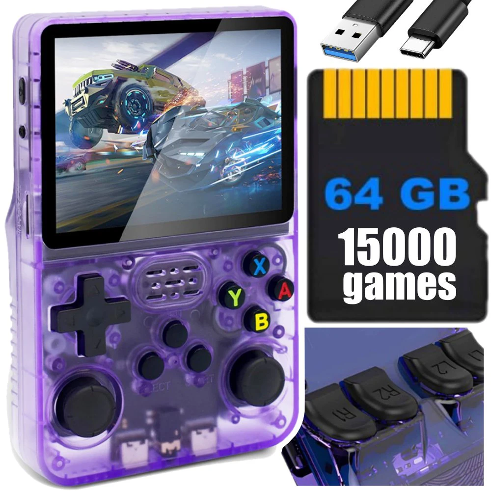 Retro žaidimų konsolė RetroPlay X5 BERIMAX 15000 žaidimų, nešiojama