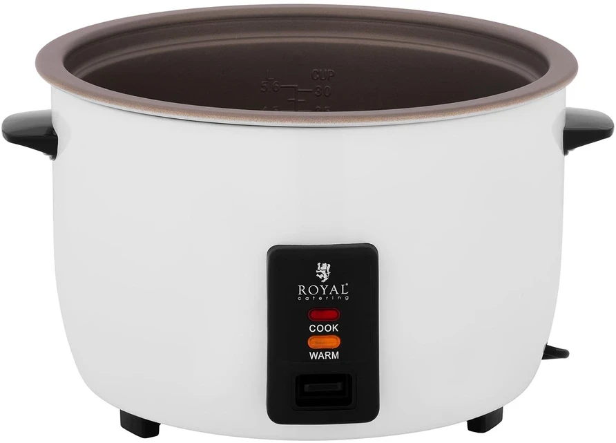 Ryžių virimo puodas Elektrinis ryžių virimo puodas 13 l 1950 W, baltas