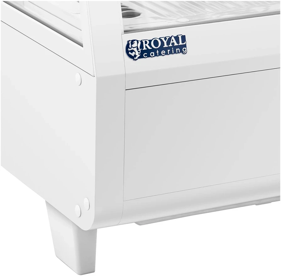 Šaldymo vitrina 100 l , balta, stiklinė