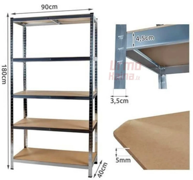 Sandėliavimo lentyna MAX 180