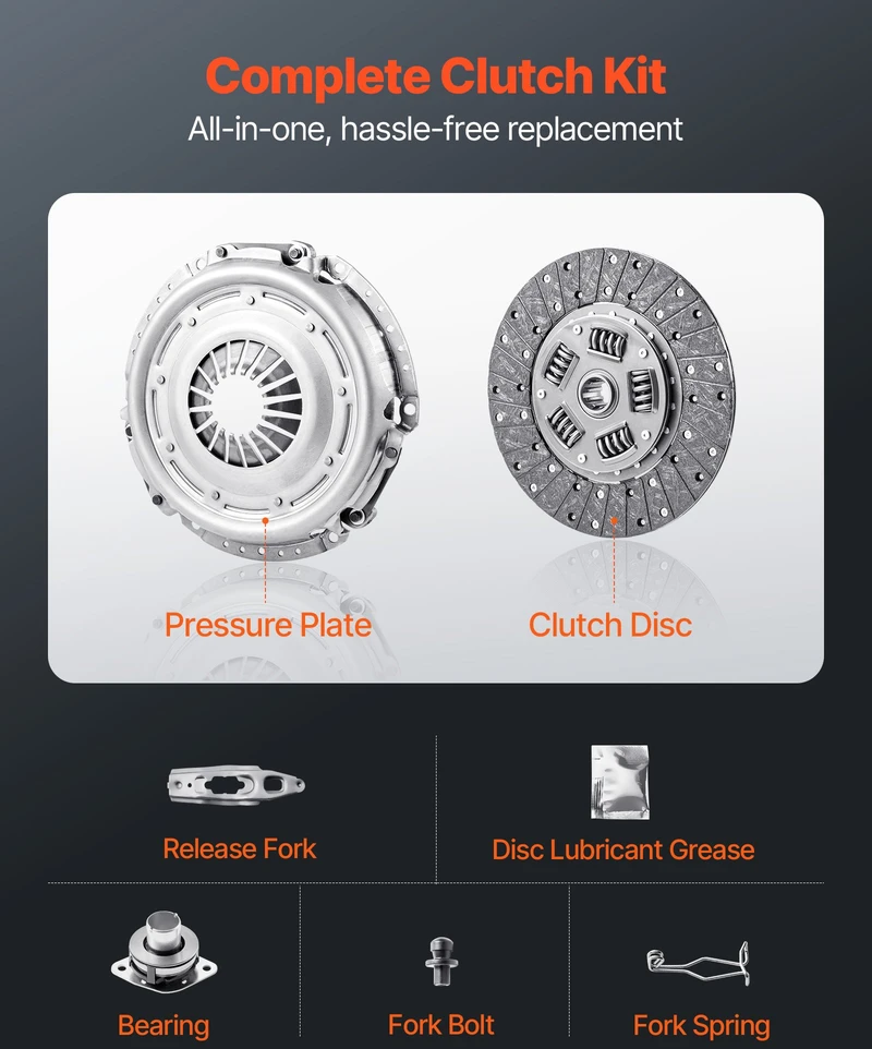 Sankabos komplektas su prispaudimo disku. OEM. Smart Forfour/Fortwo automobiliams