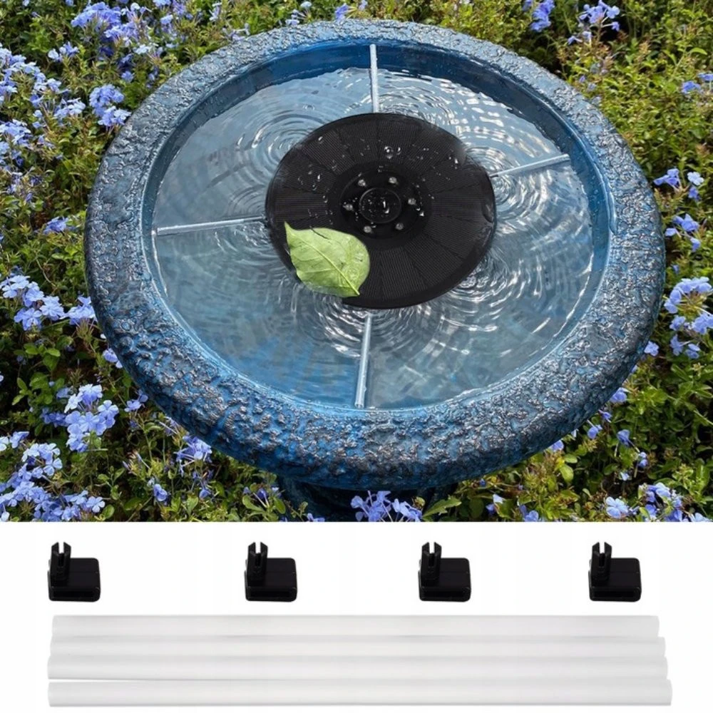Saulės energija įkraunamas vandens fontanas BERIMAX BHD-4P8 LED