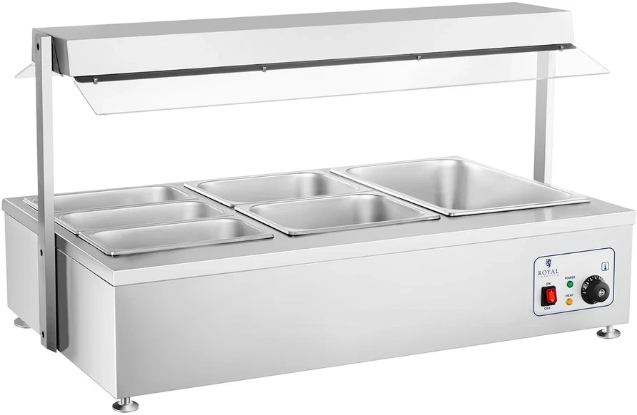 Sausas bemaras su 6 GN indais 55L Royal Catering