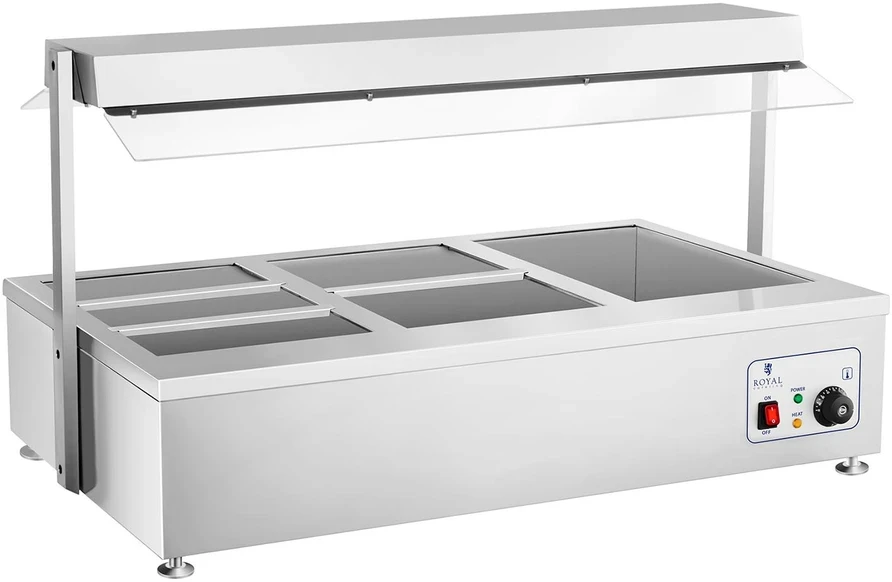 Sausas bemaras su 6 GN indais 55L Royal Catering