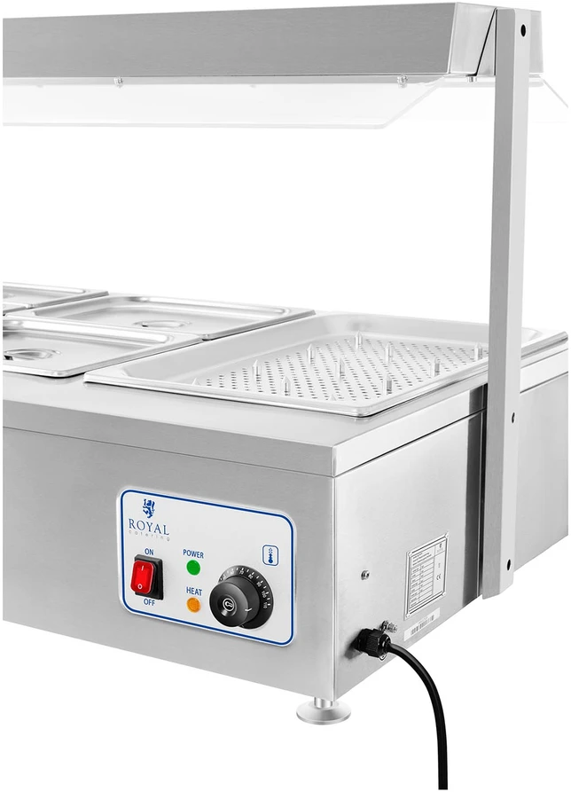 Sausas bemaras su 6 GN indais 55L Royal Catering