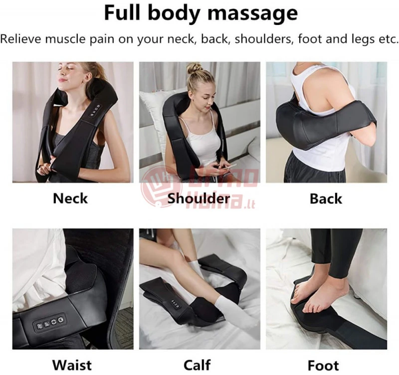 Shiatsu masažuoklis su šildymo funkcija KMA4