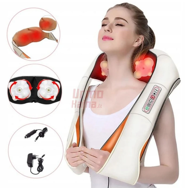 Shiatsu masažuoklis su šildymo funkcija KMA3