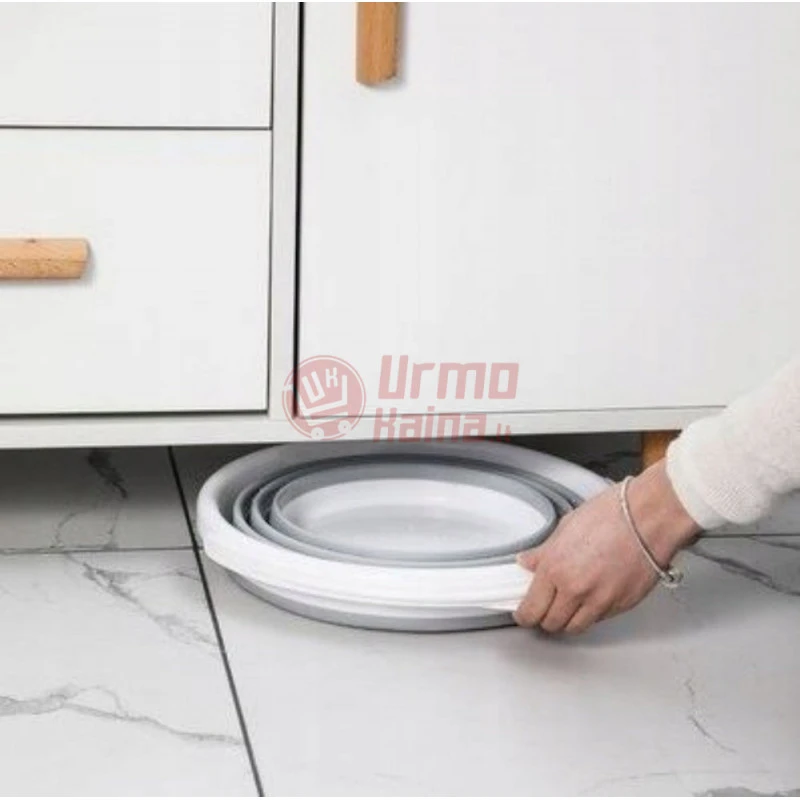 Silikoninis sulankstomas kibiras 10 L KB01
