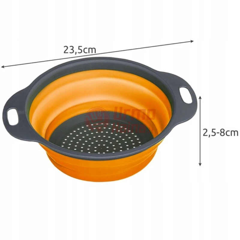 Silikoninis sulankstomas koštuvas 19 cm