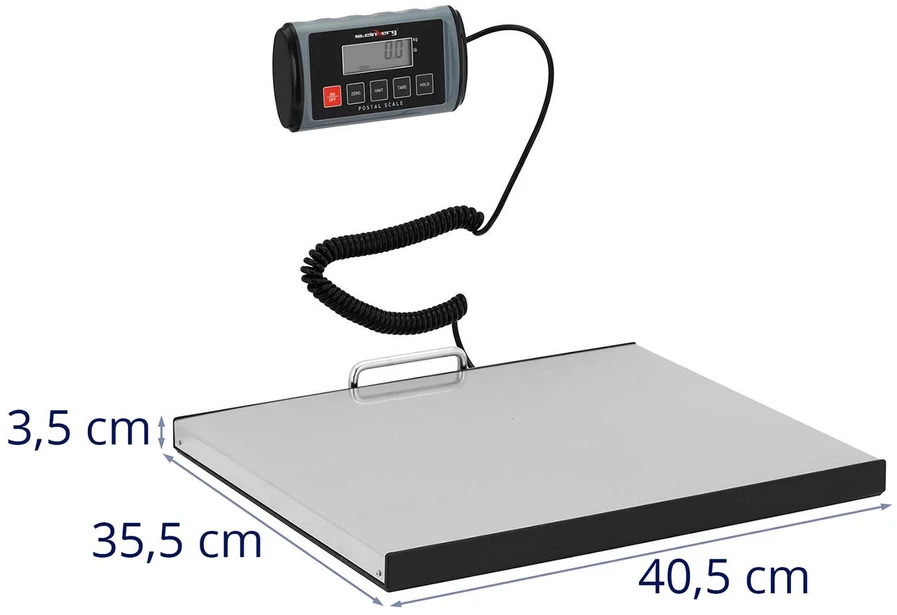 Skaitmeninės pašto svarstyklės su LCD ekranu 200 kg