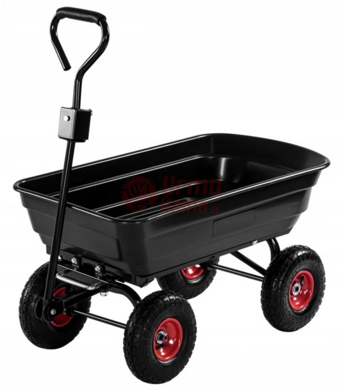 Sodo vežimėlis su išvertimo funkcija 75L 300KG KRAFT&DELE KD3127