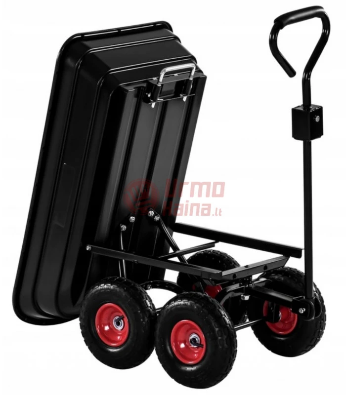 Sodo vežimėlis su išvertimo funkcija 75L 300KG KRAFT&DELE KD3127
