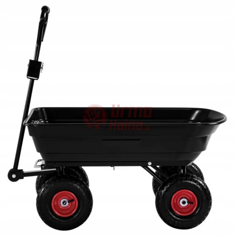 Sodo vežimėlis su išvertimo funkcija 75L 300KG KRAFT&DELE KD3127