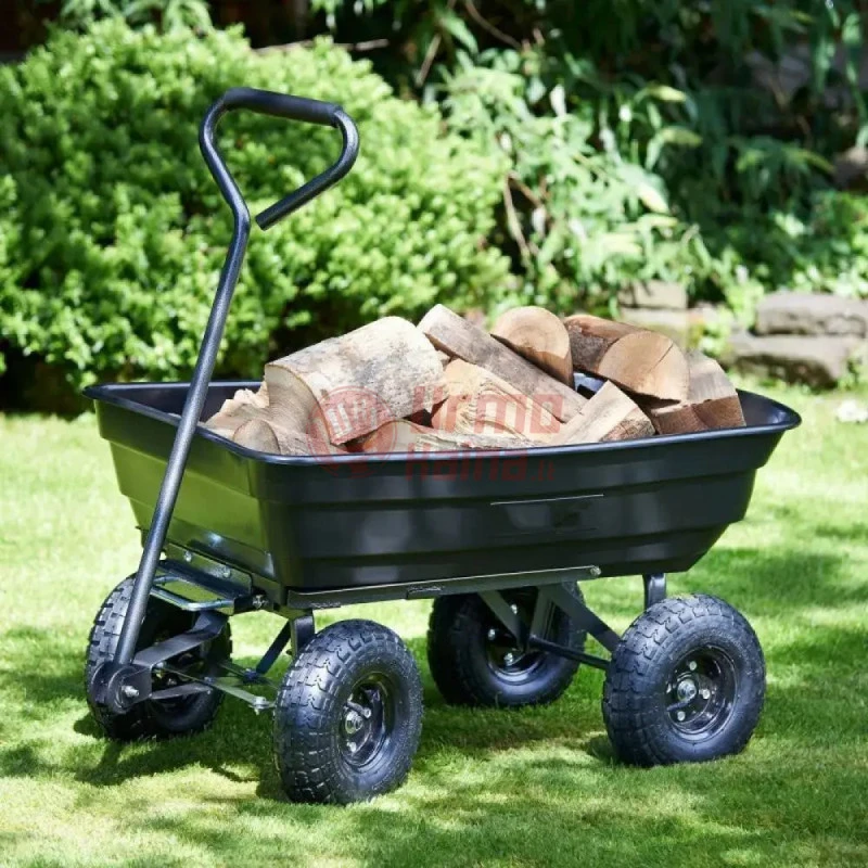 Sodo vežimėlis su išvertimo funkcija 75L 300KG KRAFT&DELE KD3127