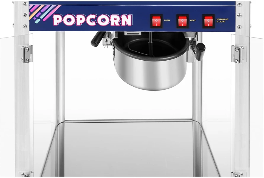 Spragėsių mašina 1350W 8 oz Royal Catering skaidri/mėlyna