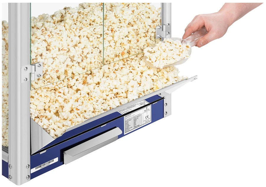Spragėsių mašina 1350W 8 oz Royal Catering skaidri/mėlyna