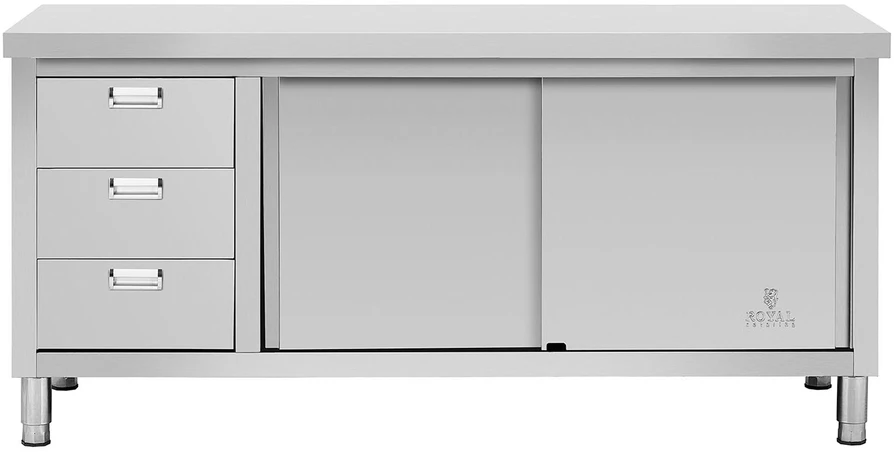 Stalas su spinta ir 3 stalčiais 180 x 70 x 85 cm
