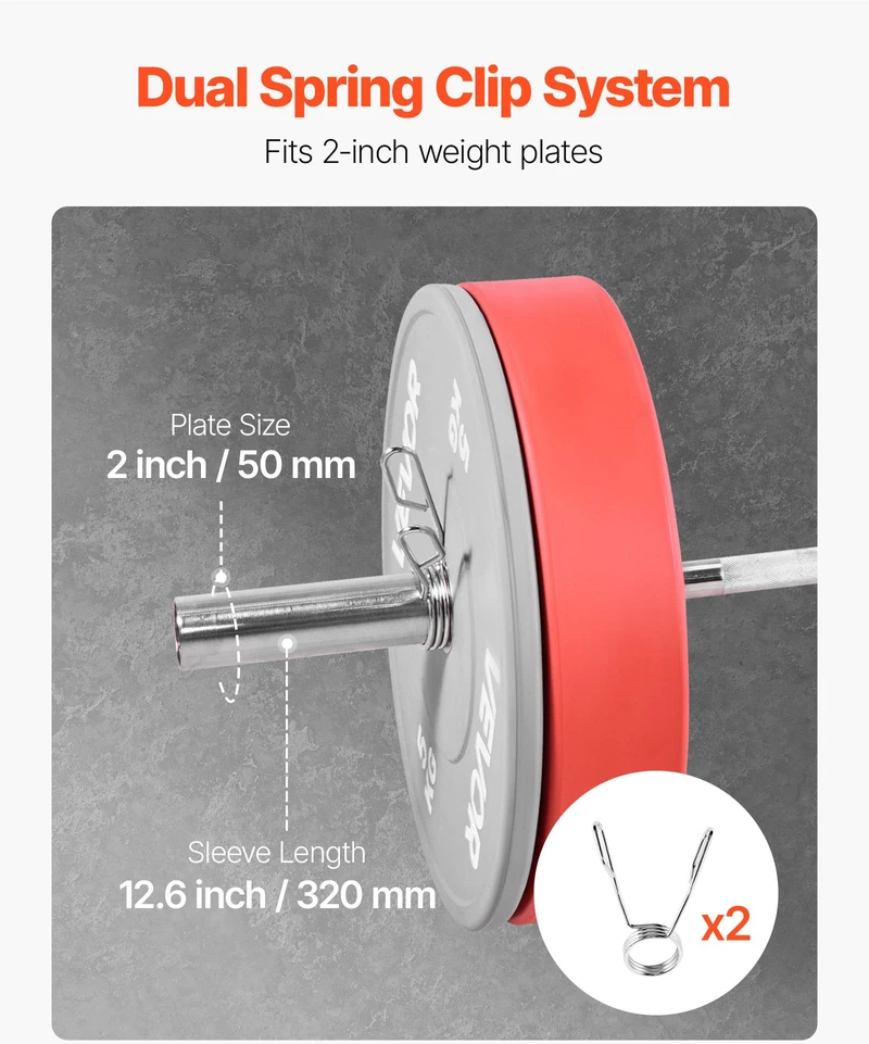 Štanga 1820 mm, 50 mm diskams, chromuota, apkrova 226,8kg